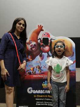 MOTHER’S DAY was celebrated this Friday with Mommy Bloggers & their Kids feasting on a special screening of  BOONIE BEARS : Guardian Code