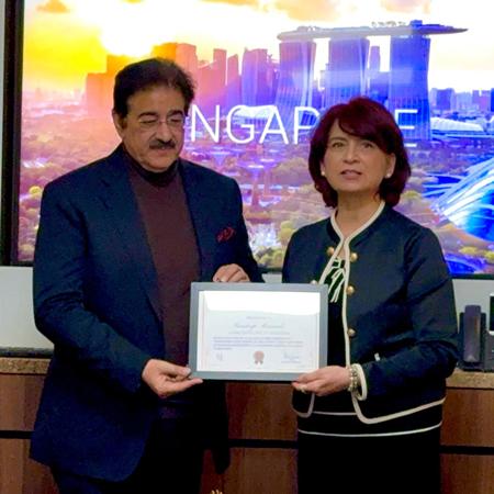 Sandeep Marwah Honored As Global Ambassador Of Maxable Social Organization In A Prestigious Event In London