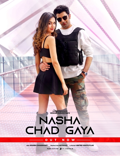 Keshav Malhotra’s  Song  Nasha Chad Gaya  Out Now