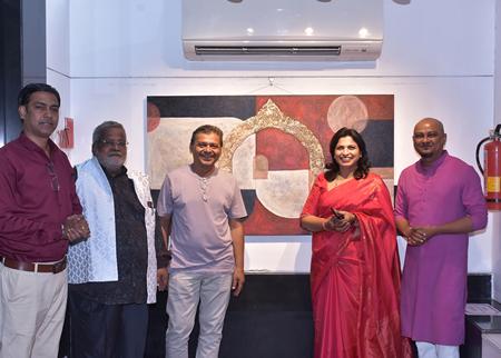 “Between Form And Silence” Recent Works By Artist Asha Shetty In Jehangir Art Gallery