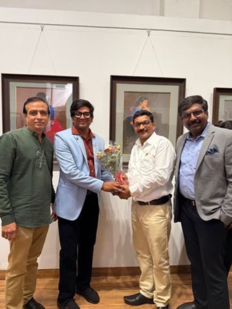 “Pristine Harmony” Solo Show Of Paintings By Rupesh Patil At Jehangir Art Gallery