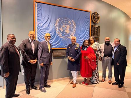 His Eminence Prof. Dr. Madhu Krishan Honoured Peace Ambassadors At United Nations Headquarters During Global Peace Seminar